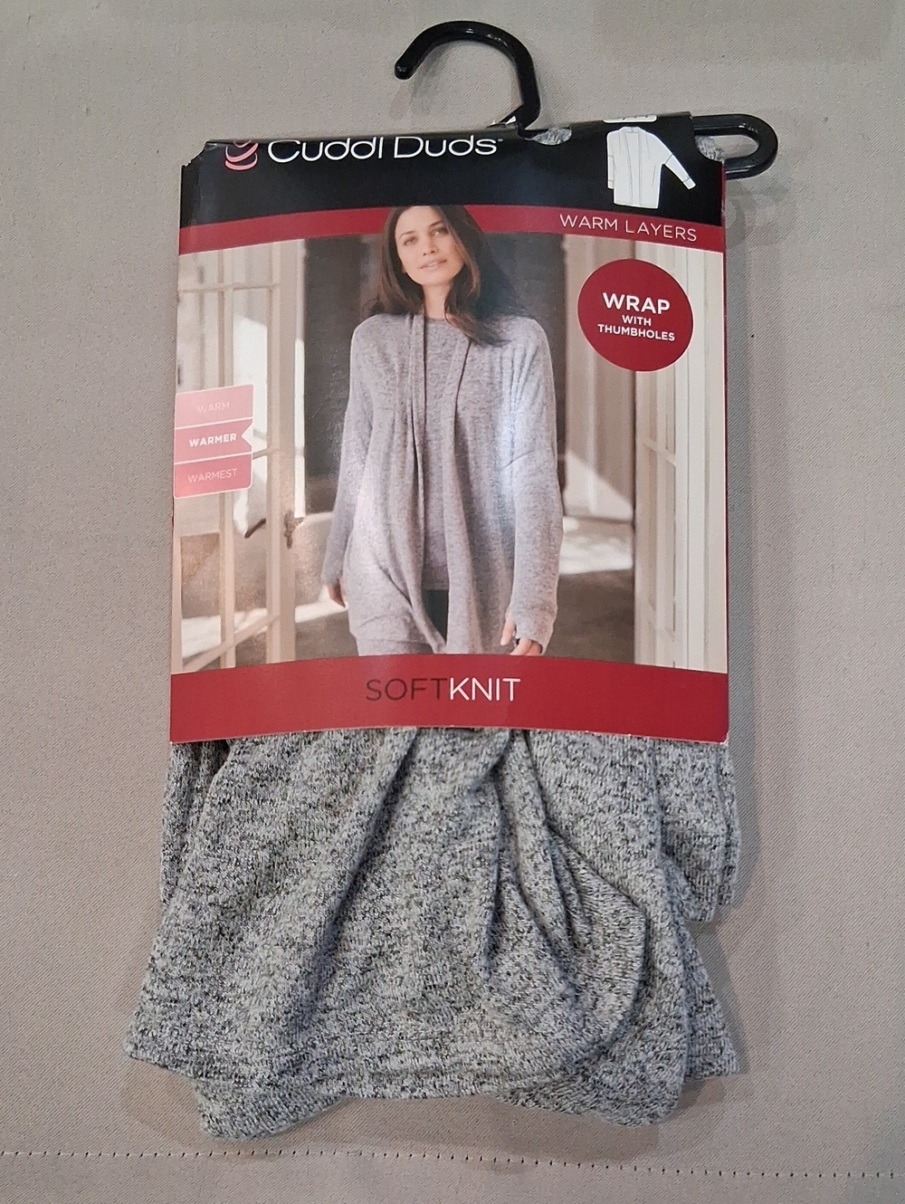 Cuddl Duds Women's Wrap With Thumbholes S/M